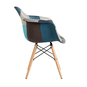 Hotel home modern furniture wooden patchwork dinning chair