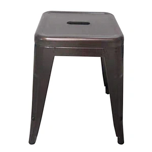 Wholesale vintage modern outdoor commercial red coper iron personality metal stool