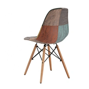 Leisure living modern furniture dining room patchwork chair