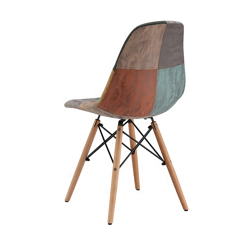 Leisure living modern furniture dining room patchwork chair