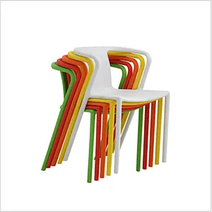 Factory price stable PP chair with armrest simple design dining chairs for Dining room living room restaurant