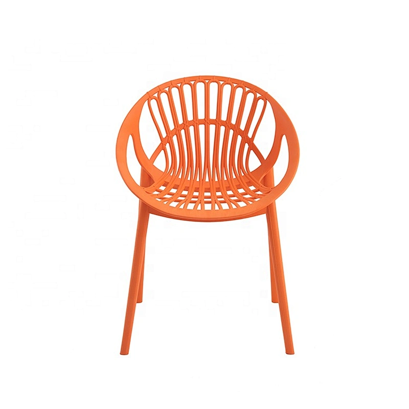 Colorful new design modern plastic dinning chair seats