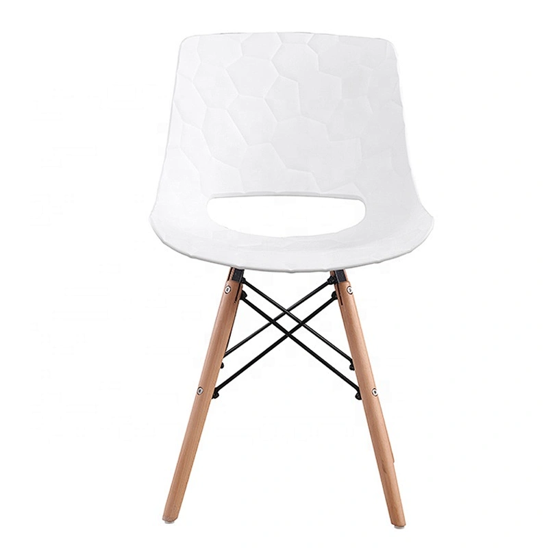 Office restaurant living room modern white armless plastic chair