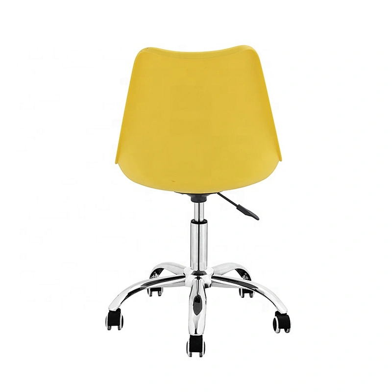 Adjustable swivel armless home hotel office chair pu