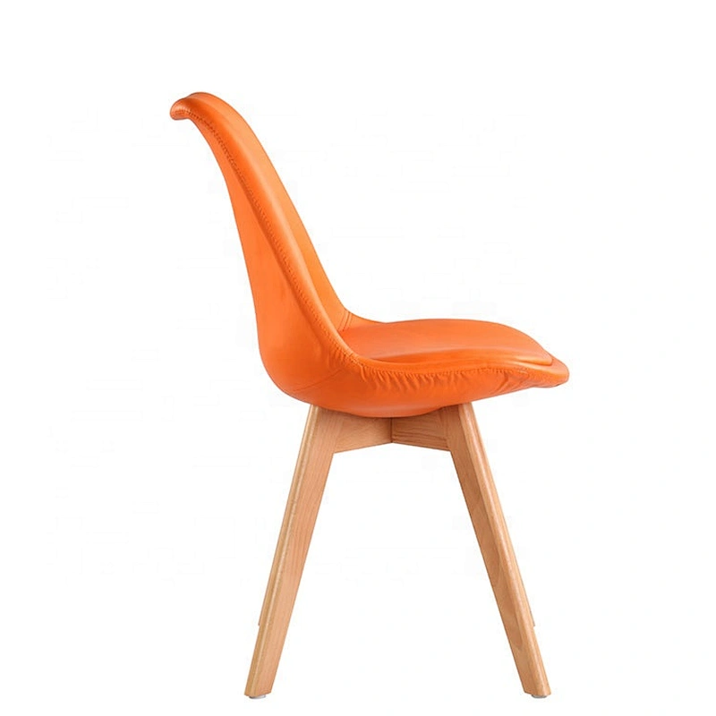 Stackable comfortable outdoor plastic dining chair