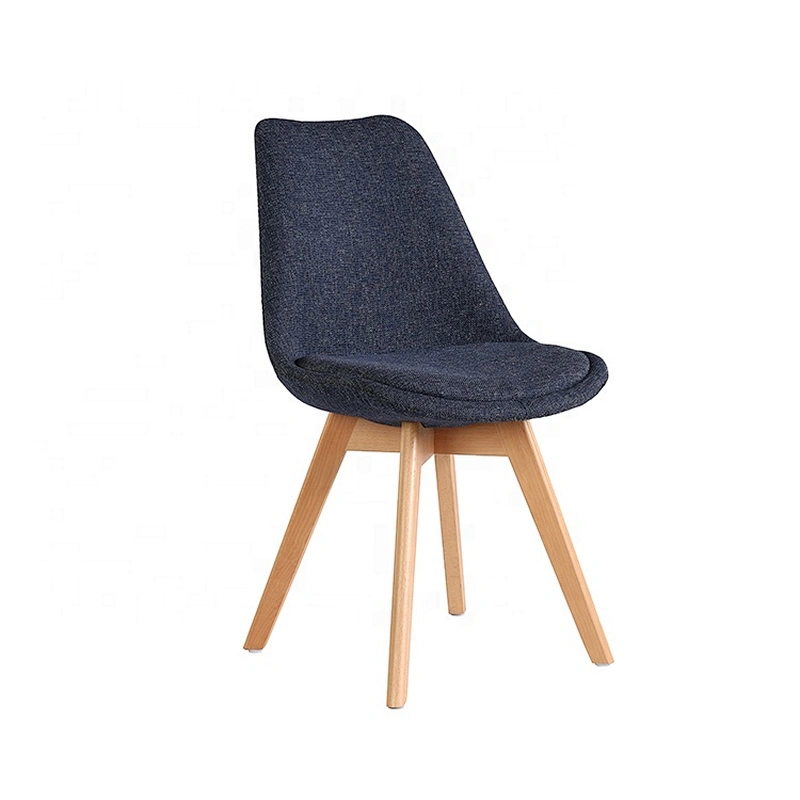 Living room modern wood leg french style tulip chair