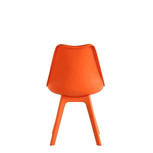 Colored No armrest Plastic tulip side chair dining chair