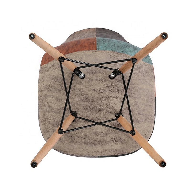 Leisure living modern furniture dining room patchwork chair
