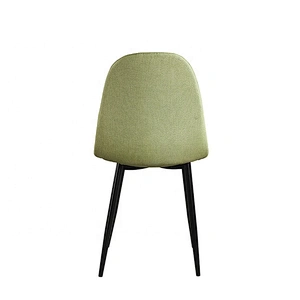Luxury Fabric dining room upholstered metal chair