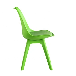 Dining room furniture stackable plastic chair white outdoor