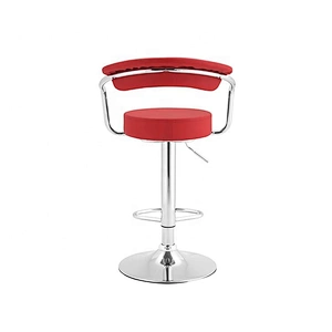 Modern leather swivel adjustable kitchen barstool