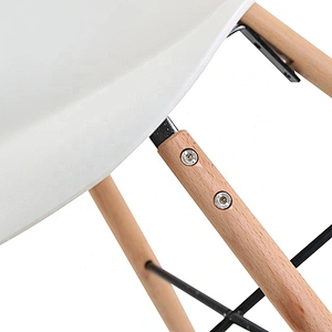 Wood leg restaurant room seat plastic chair manufacturer
