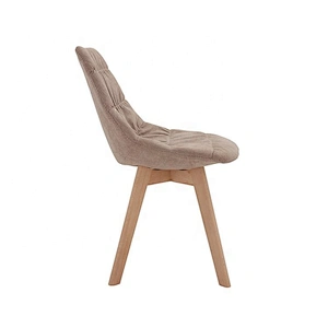 Factory directly sale stackable upholstered wooden chair