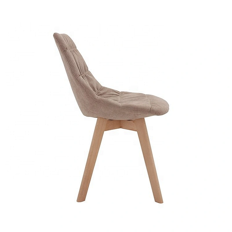 Factory directly sale stackable upholstered wooden chair