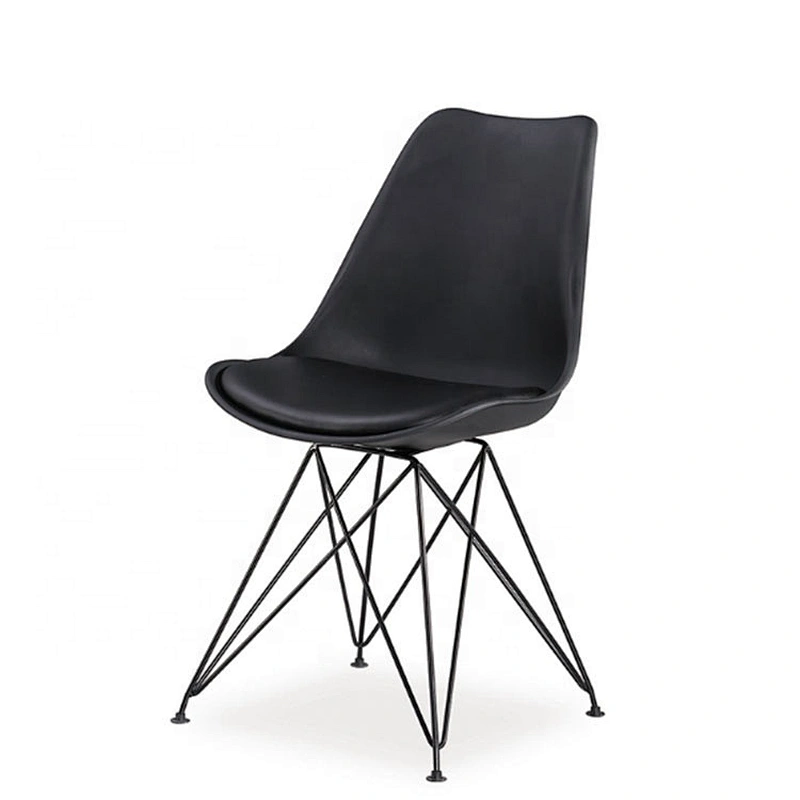 Simple leisure plating legs plastic Barstool dining chair