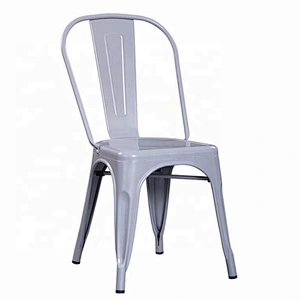 Optional color Leisure outdoor restaurant chair metal
