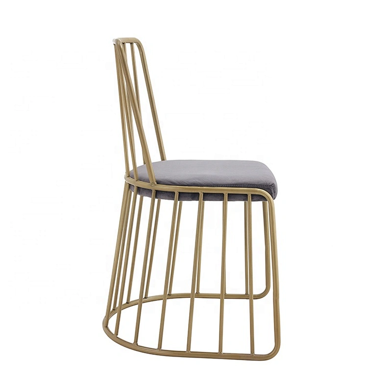 Restaurant cafe dining outdoor armless vintage metal chair