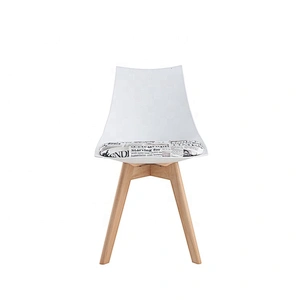 High quality Simple Wood Legs Leisure Modern PP Chair