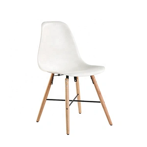 Wood leg restaurant room seat plastic chair manufacturer