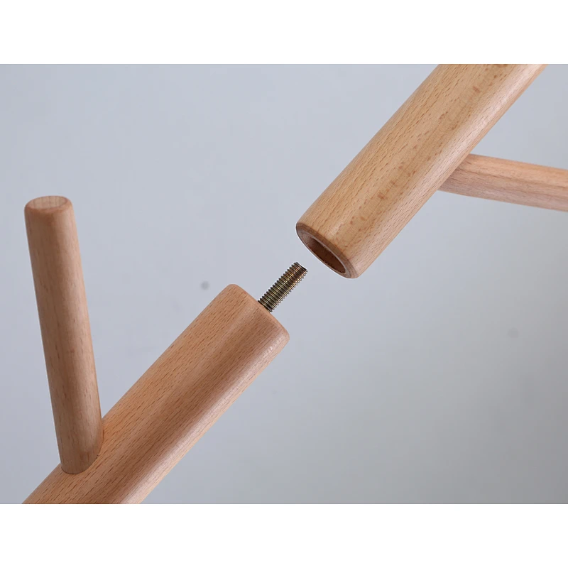 Wholesale Hat & coat shelf Wooden Tree Shaped Coat Rack
