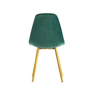 Restaurant fabric cover powder coating metal dining chair legs
