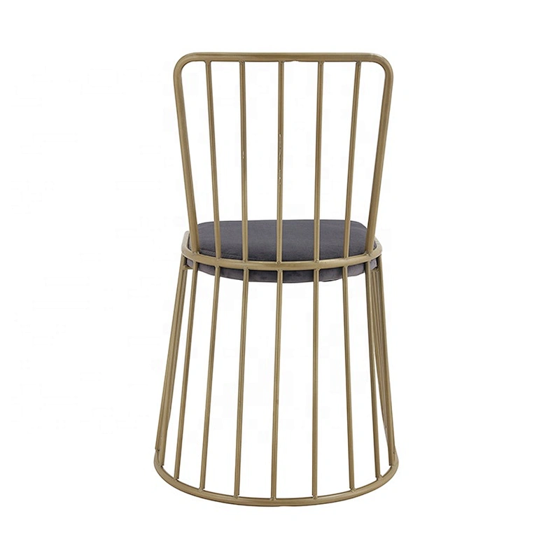Restaurant cafe dining outdoor armless vintage metal chair