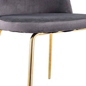 Modern century restaurant fabric seat chair upholstered