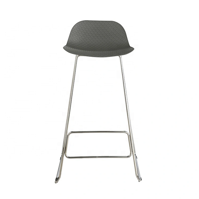 Leisure furniture low back square seat  metal iron barstool