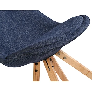 Modern dining room chair furniture wooden legs with fabric cushion living room indoor restaurant