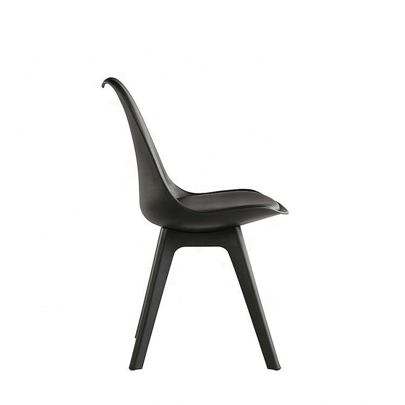 Leather Cushion Plastic Modern Design Tulip Dinning PP Tulip Chair