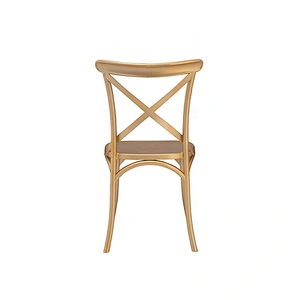 Wholesale stackable plastic cross back chiavari chair