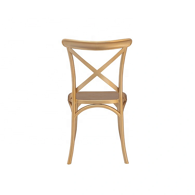 Wholesale stackable plastic cross back chiavari chair
