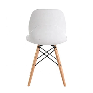 Modern plastic high back comfort wooden leisure chair