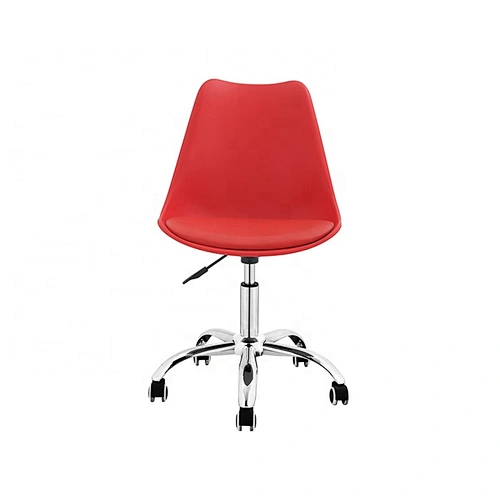 New design cheap 5.8kg RED YELLOW Rotate Tulip chair