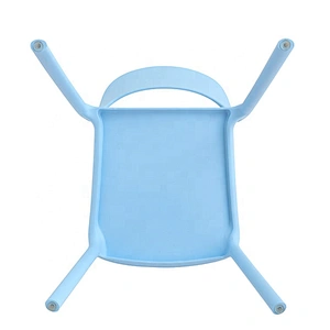 Plastic Fancy Bright Colored Dining Room PP Chair Stackable