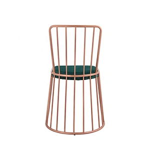 Restaurant banquet furniture living room luxury metal chair