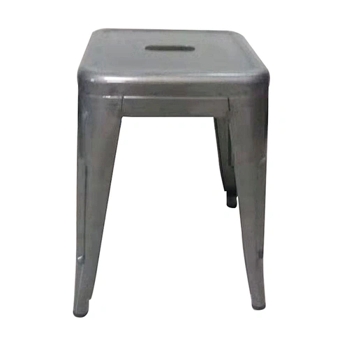 Wholesale vintage commercial industrial gun metal color antique high metal bar stool