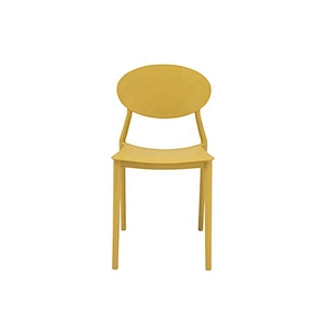 Wholesale modern stackable bright dining yellow pp chair