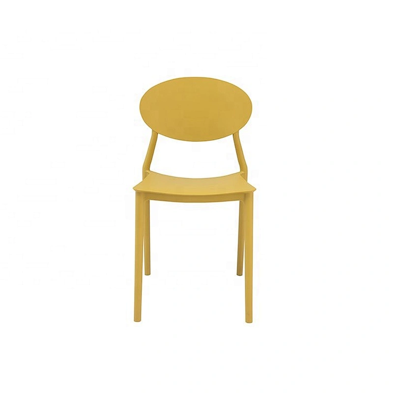 Wholesale modern stackable bright dining yellow pp chair