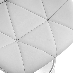 Restaurant banquet modern white adjustable swivel barstool