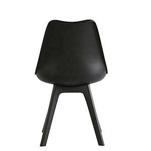 Leather Cushion Plastic Modern Design Tulip Dinning PP Tulip Chair
