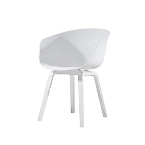 Colorful Plastic modern outdoor pp arm dining chair