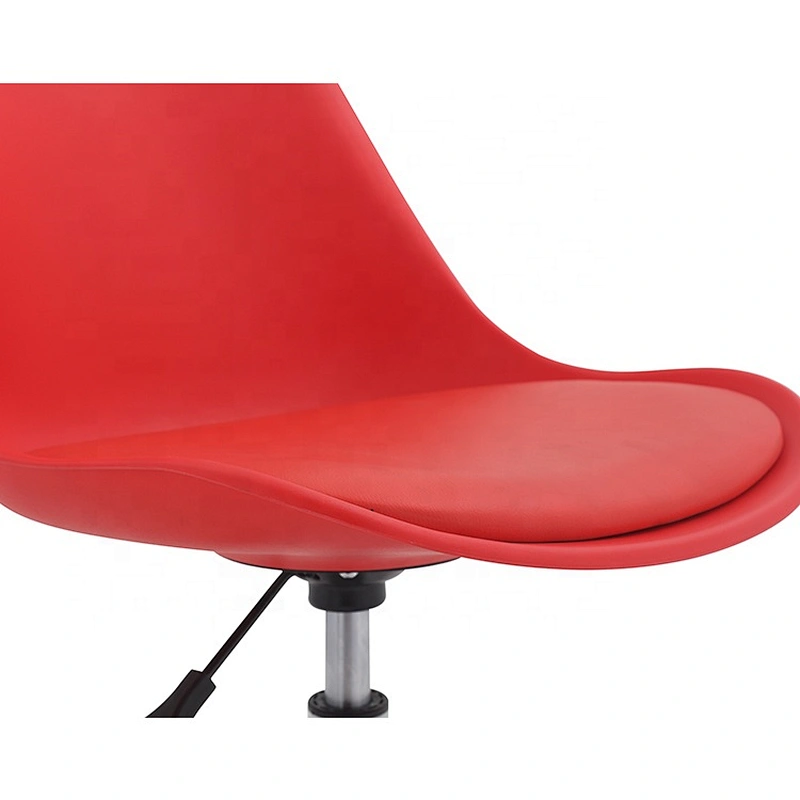 New design cheap 5.8kg RED YELLOW Rotate Tulip chair