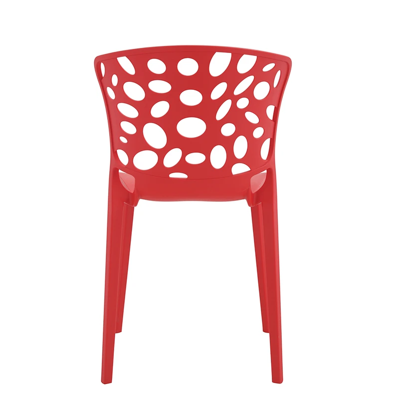 Modern living room comfortable new design home furniture PP chair with hole