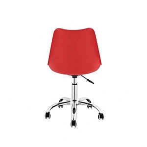 New design cheap 5.8kg RED YELLOW Rotate Tulip chair