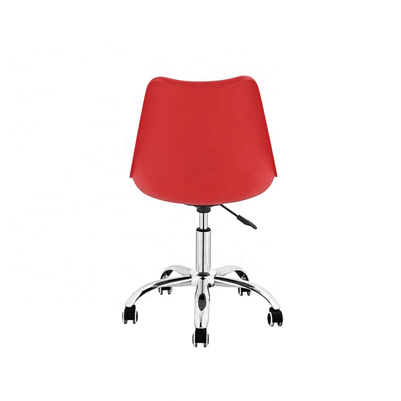 New design cheap 5.8kg RED YELLOW Rotate Tulip chair