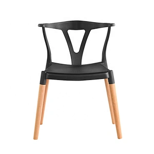 China modern design PP color plastic dining chair