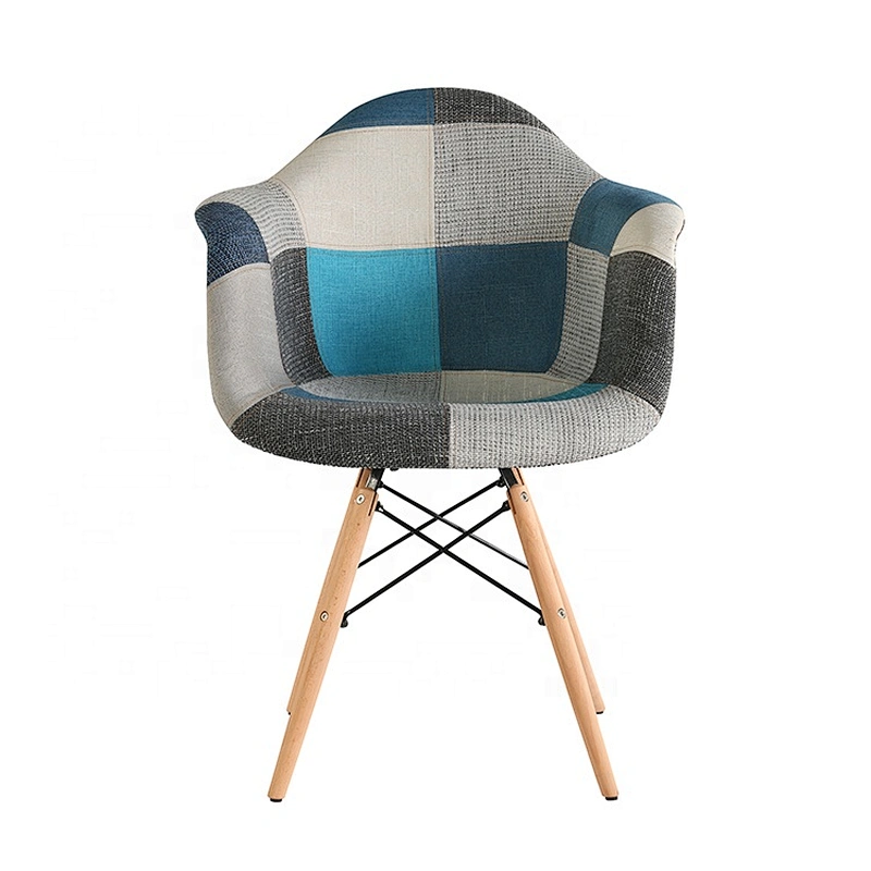 Hotel home modern furniture wooden patchwork dinning chair