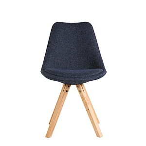 Factory manufacturing best price hot selling dining plastic indoor leisure office fabric chair with cushion for dining room