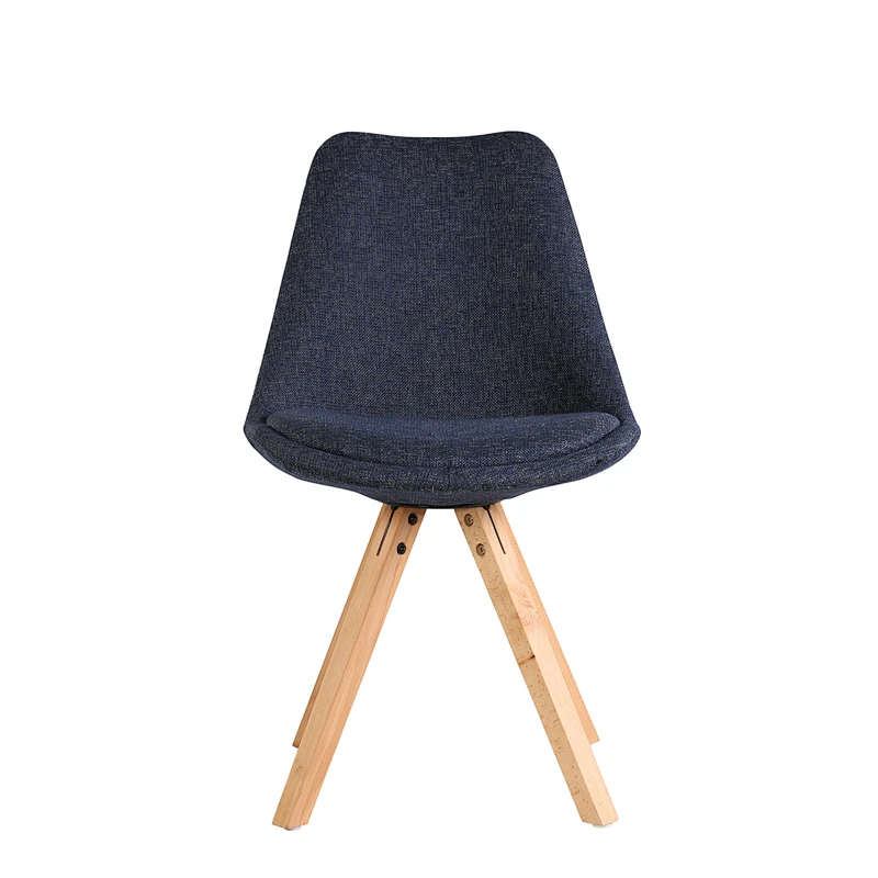 Factory manufacturing best price hot selling dining plastic indoor leisure office fabric chair with cushion for dining room
